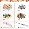 DASBET 60pcs Car Roof Headliner Repair Kit | 242 Pcs Auto Roof Snap Rivets Retainer for Interior Ceiling Cloth Fixing Repair Buckle with Installation Tool and Fit All Cars (Beige Flannelette)