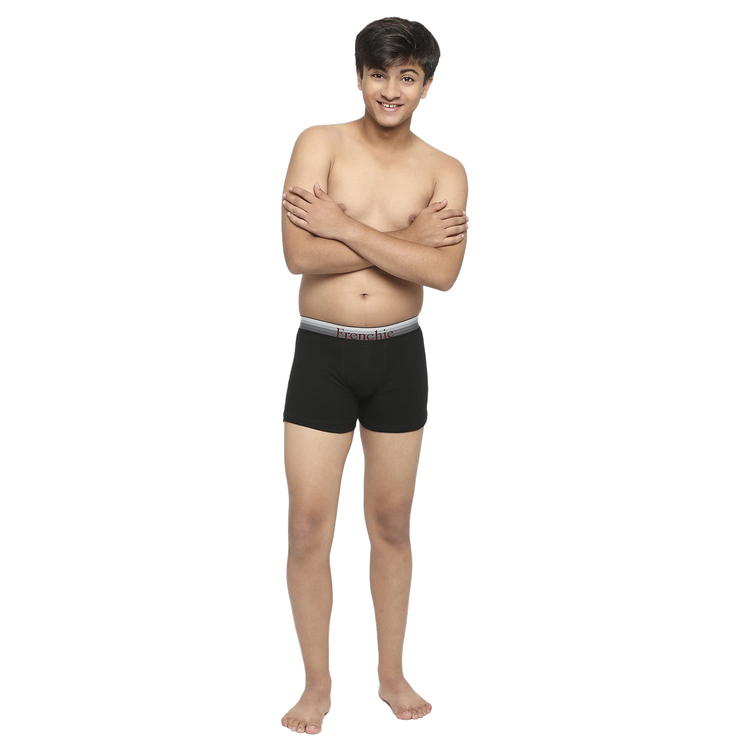 Frenchie U19 - Boxer in cotone per ragazzi e ragazzi, confezione da 2, colori assortiti