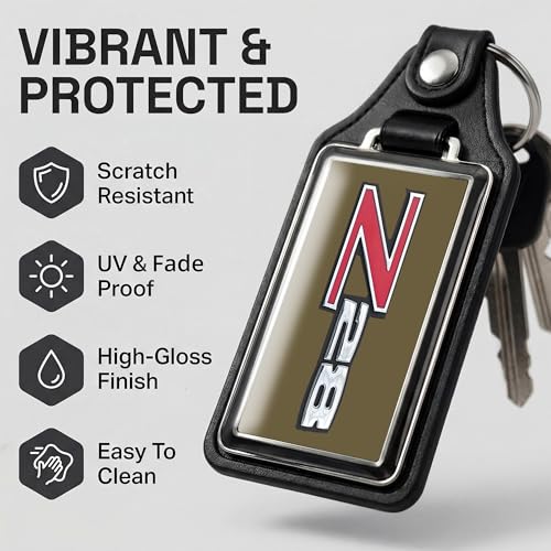 Image of Brotherhood Car Key Chain for Camaro - Classic Models Keychain for Men and Women Gift Key Ring - -