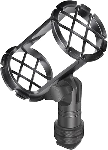 Miniatura 6 de Nicama NC4 Micrófono Soporte universal Clip con cámara Cold Shoe para micrófono de escopeta AKG D230 Sennheiser MKH-416 ME66 Rode NTG-2 NTG-1