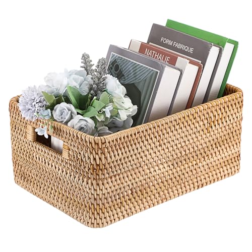 Panier en rotin ouvert multifonction pour optimiser la maison - 2