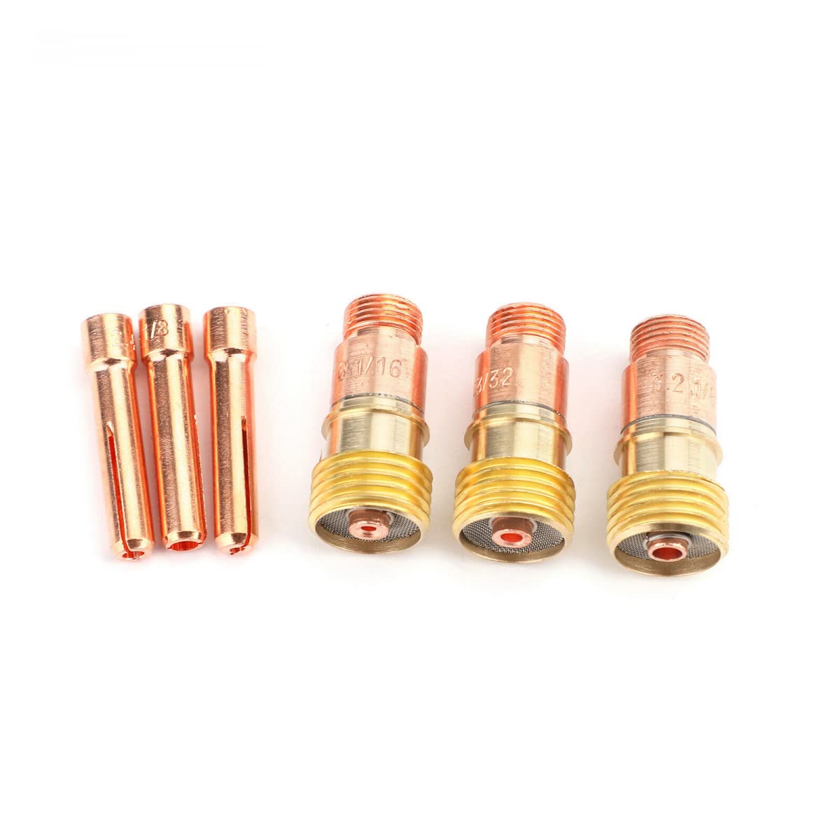 RANRAO 31Pcs TIG Saldatura Torcia per Stubby Gas Lens # 12 Vetro Cup Kit Per WP-17/18/26