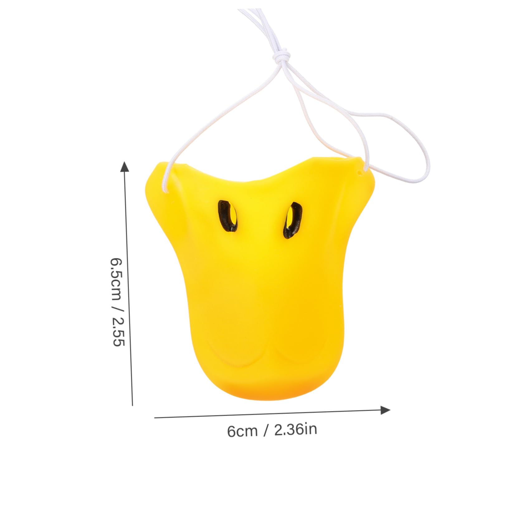Garneck 3pcs Duck Mask Nose Mask Simulation Nose for Dressing up Carnival Party Props, Yellow, 6.50X6.00X4.00CM - Image 2