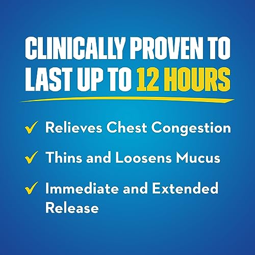 Mucinex 12 Hour 600 mg Guaifenesin Extended-Release Tablets for Excess Mucus Relief, Expectorant Aids Excess Mucus Removal, Chest Congestion Relief, 20 Bi-Layer Tablets (Pack of 2) - image 4