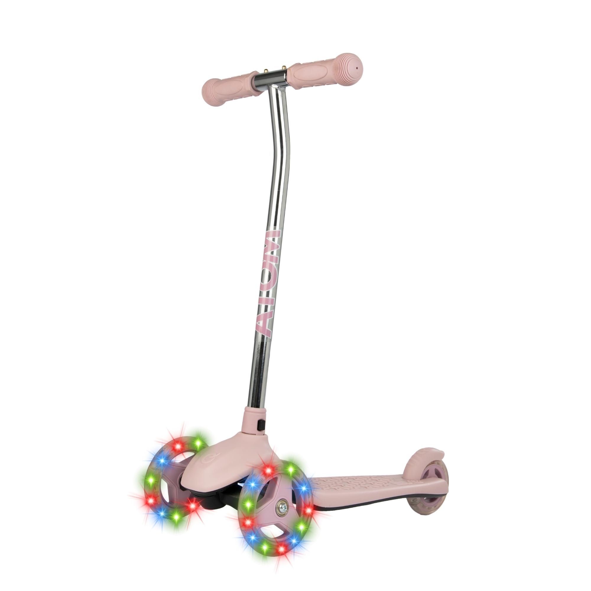 ATOM Light-Up Move 'N' Groove | 3-Wheel Tri Ride-On for Kids | Tilt-to-Turn Steering with Flashing Wheels | Toddler Ride-On Toy for Ages 2+