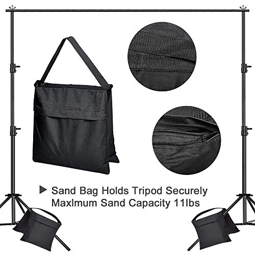 Mountdog Photography Lighting Kit 6.6x10ft Background Support System Softbox Continuous Lighting Kit for Photo Studio Product,Portrait and Video Shoot Photography