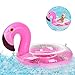 Colmanda Flotador Bebé, Bebé Natación Anillo con Asa, Asiento Inflable de Piscina, Flotador de Natación para Bebés, Asiento de Flotador, Anillo de Flotador de Bebé Playa de Verano Juguetes ( Flamenco)