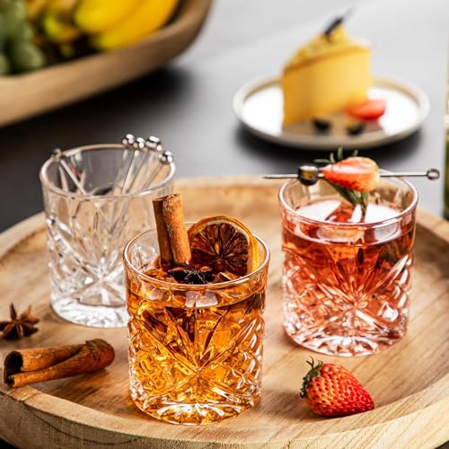 Image of Premium Juice and Water Glasses Transparent, 300ml, Drinking Stylish and Crystal Highball Glasses for Water, Juice and Cocktails