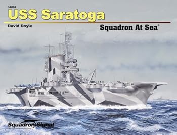 Paperback USS Saratoga Squadron at Sea Book