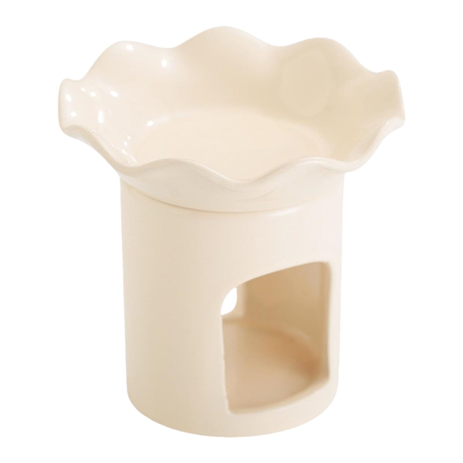 Ceramics Flower Design Essential Oil Burners Melter Aromatherapies Scented Diffuser Tealight Holder for Home Scented Holders