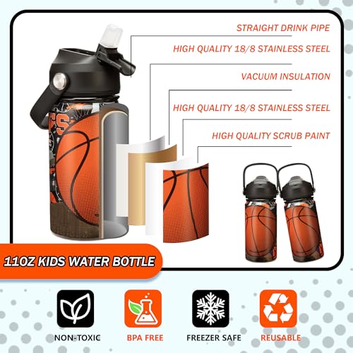 Oruiji Bento Box for Kids with Lunch Bag Boys Lunch Boxes for School with Ice Pack,Stainless Steel Water Bottle Set Utensils Set Food Container for School Boys Kids by Oruiji - Used condition - Image 7