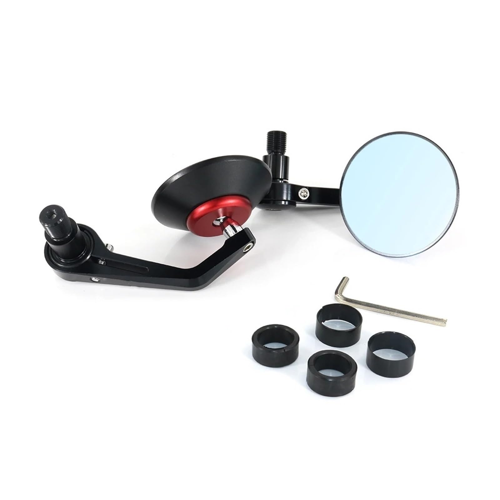 Moto Lusterko końcówkowe kierownicy Motocyklowa k Pasuje Do Yamaha XSR 900 2016-2021 XSR700 2018-2021 Tmax500 Tmax530 XJ 6/DIVERSION MT-10 CNC Lusterko Wsteczne