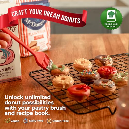 Mercucci Mini Donut Maker - Non Stick Donut Maker Machine From Home With Squeeze Bottle For Batter & Recipie Book thumb #2