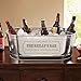 Let's Make Memories Personalized Beverage Tub - Custom Beverage Tub - Create Your Own Beverage Tub - Galvanized Drink Tub - 20 ¾