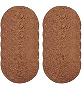 POPETPOP Chicken Nest Pads 10Pcs Bird Nesting Pads Natural Fiber Parrots Breeding Nests Bird Eggs...