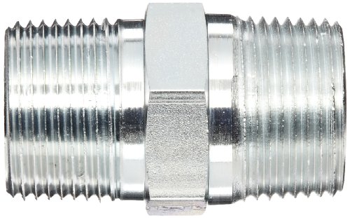 Image of Brennan 5404-16-16 Steel Pipe Fitting, Hex Nipple, 1-11-1 /2 x NPTF Male