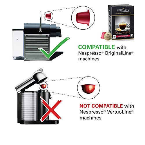 Decaf Espresso Capsules Compatible with Nespresso 30 CARTER PHILLIP