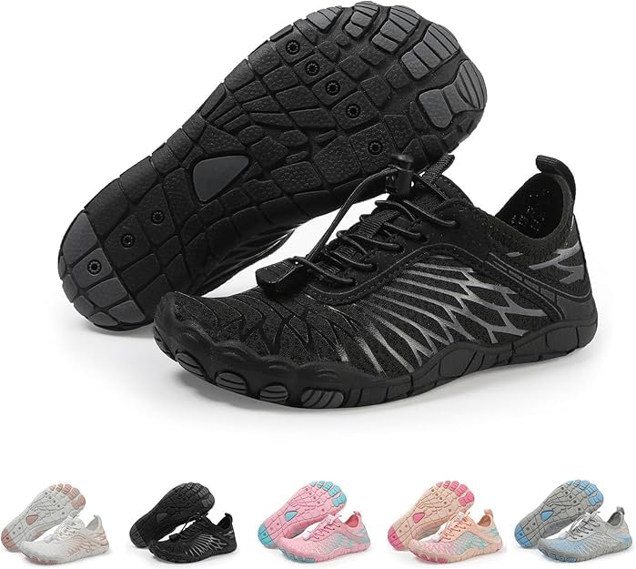 LOSD Barefoot Shoes Kids Water Sneakers, Girls Hiking/Beach Shoes, Lightweight Quick Drying Beach Sports Non Slip Swimming Hiking