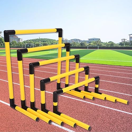Haies d'agilité réglables et rotatives à 360° pour entraînement de football