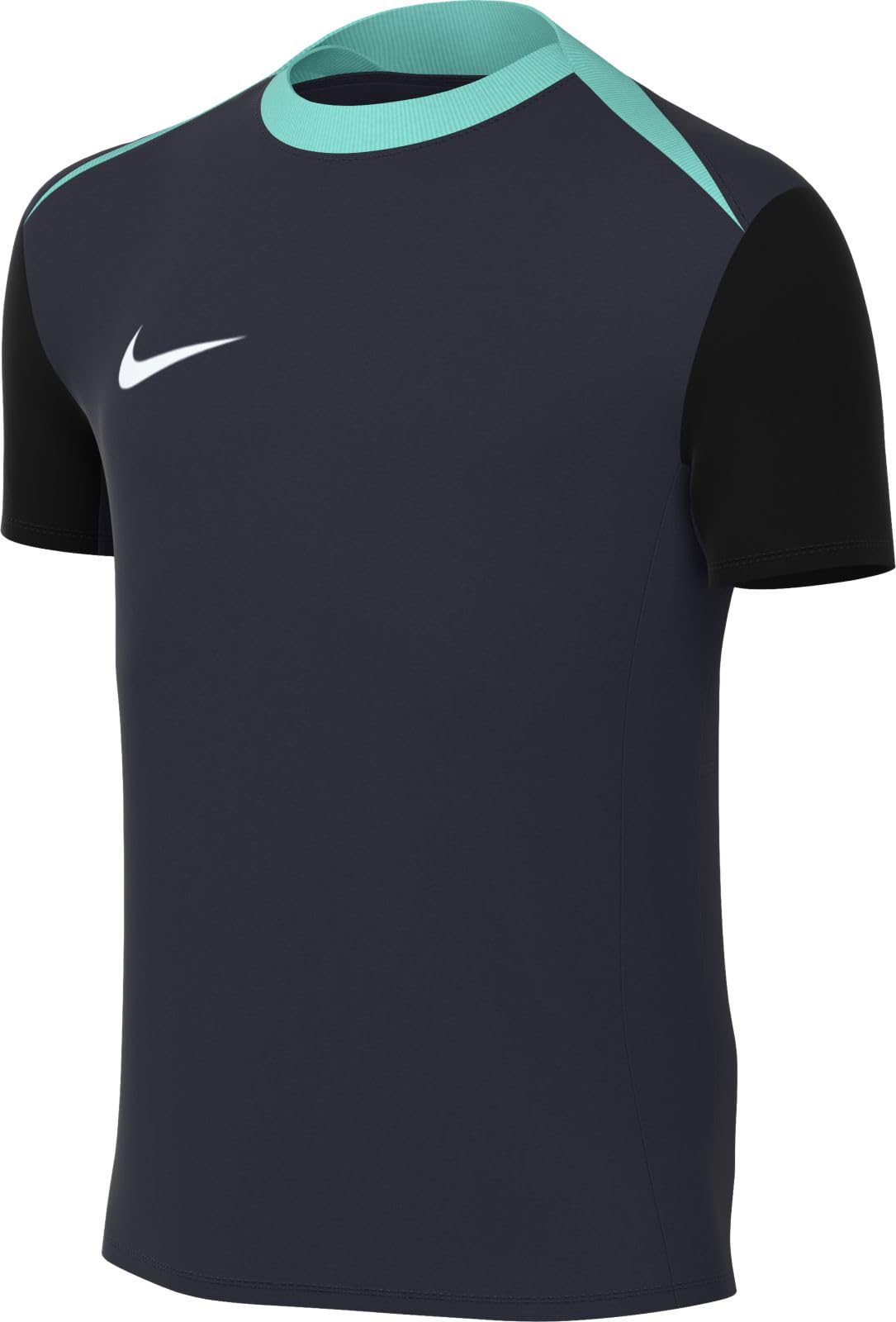 Nike FD7597-454 Dri-FIT Academy Pro 24 SS Top K T-Shirt Unisex Obsidian/Hyper Turq/Black/White Size XS