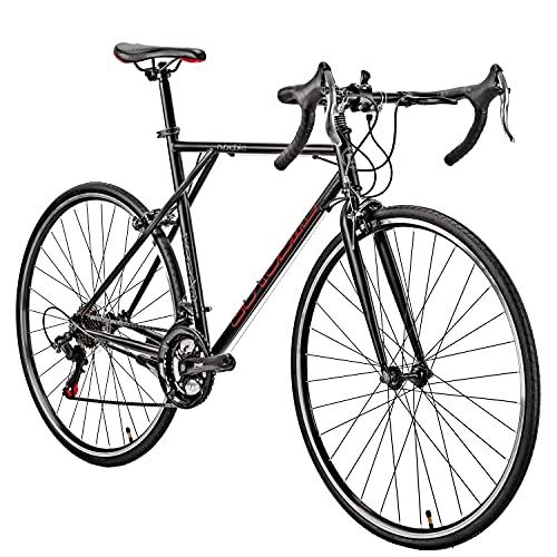 Eurobike Obk Xc560 Road Bike 700C Wheels 54Cm Frame For Men 21 Speed City Commuter Bicycle Complete Racing Bikes (Black) #TOP11