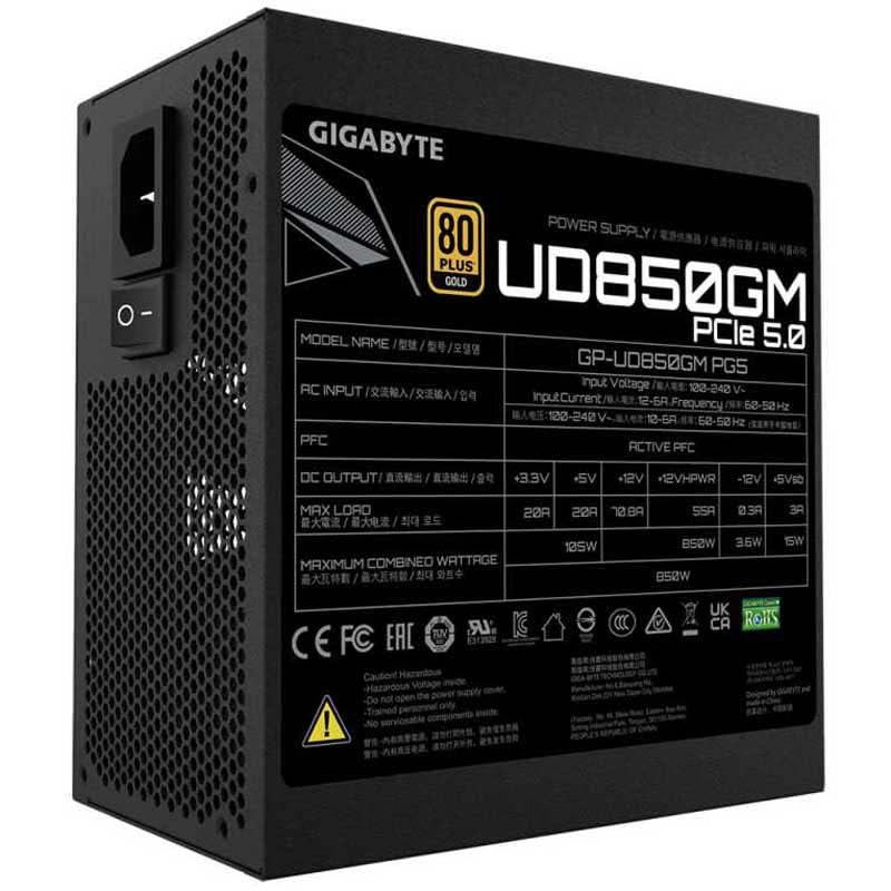 Amazon.in: Buy GIGABYTE 850W PCIe 5 - UD850GM PG5 V2-80 Gold