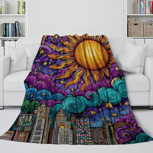 Couvertures en flanelle cosmique pour des nuits cocooning au chaud - 4