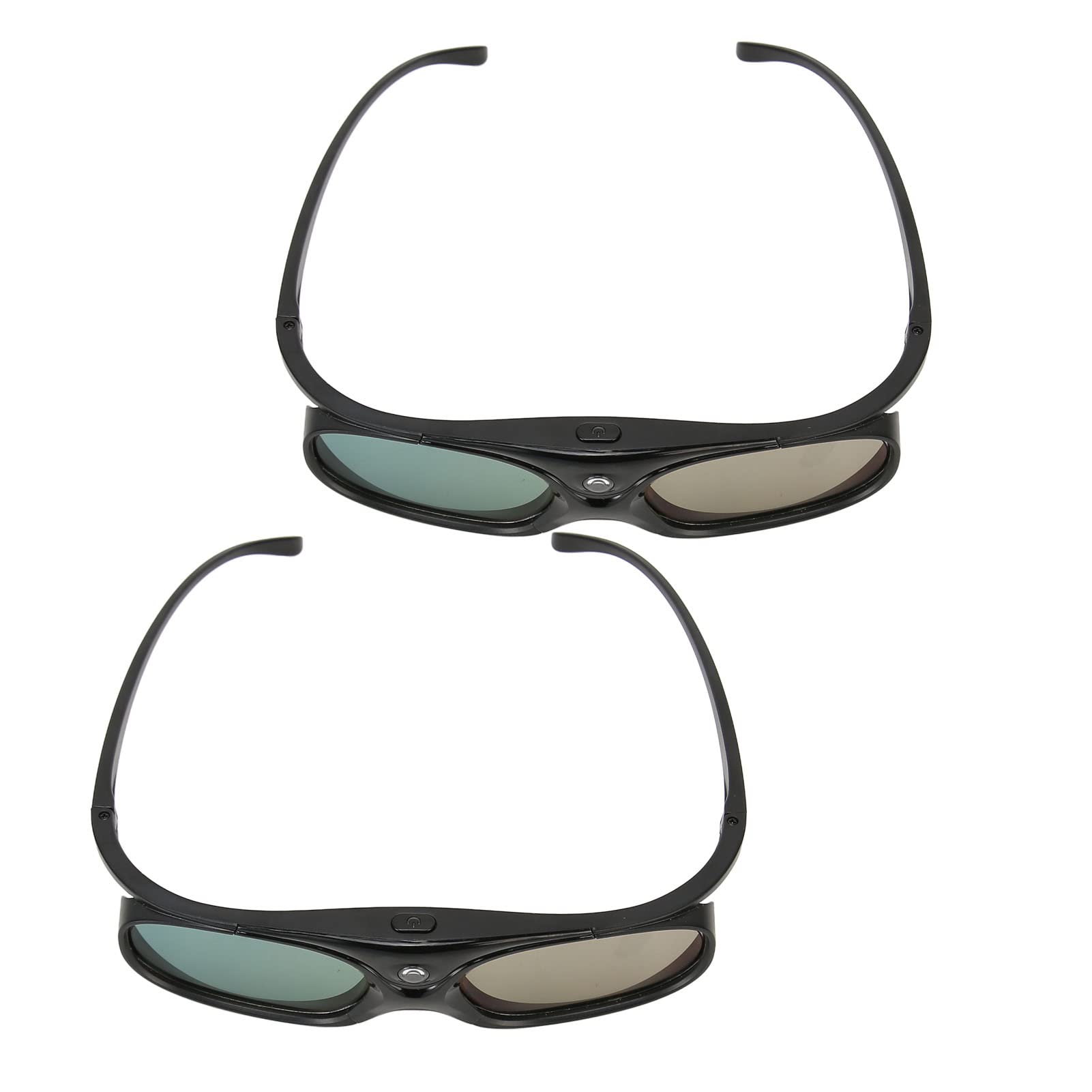 Occhiali 3D DLP Link, Occhiali con Otturatore Attivo Ricaricabili 144Hz con Rotazione Occhio Sinistro Destro, per Proiettori DLP Link Vivitek LTV 2500 3500 Vanish TV