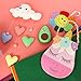 Large Stiff Felt Sheets Bundle: LOTOFUN 10pcs 8x35Inch Assorted Rainbow Color Felts Sheet for Kids Crafts Squares Nonwoven Patchwork DIY Sewing