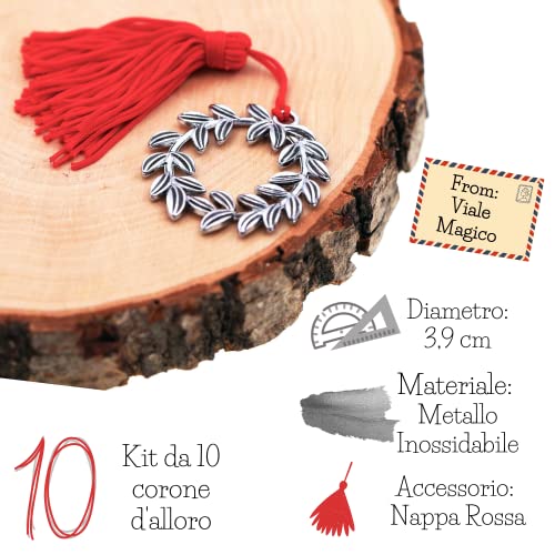 GreenFord Bomboniera Laurea Corona d'Alloro retrò