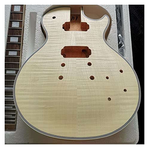 Chitarra Elettrica MYY Standard, Finitura Fiamma Tigre Rossa, Corpo Mogano, Tastiera Palissandro