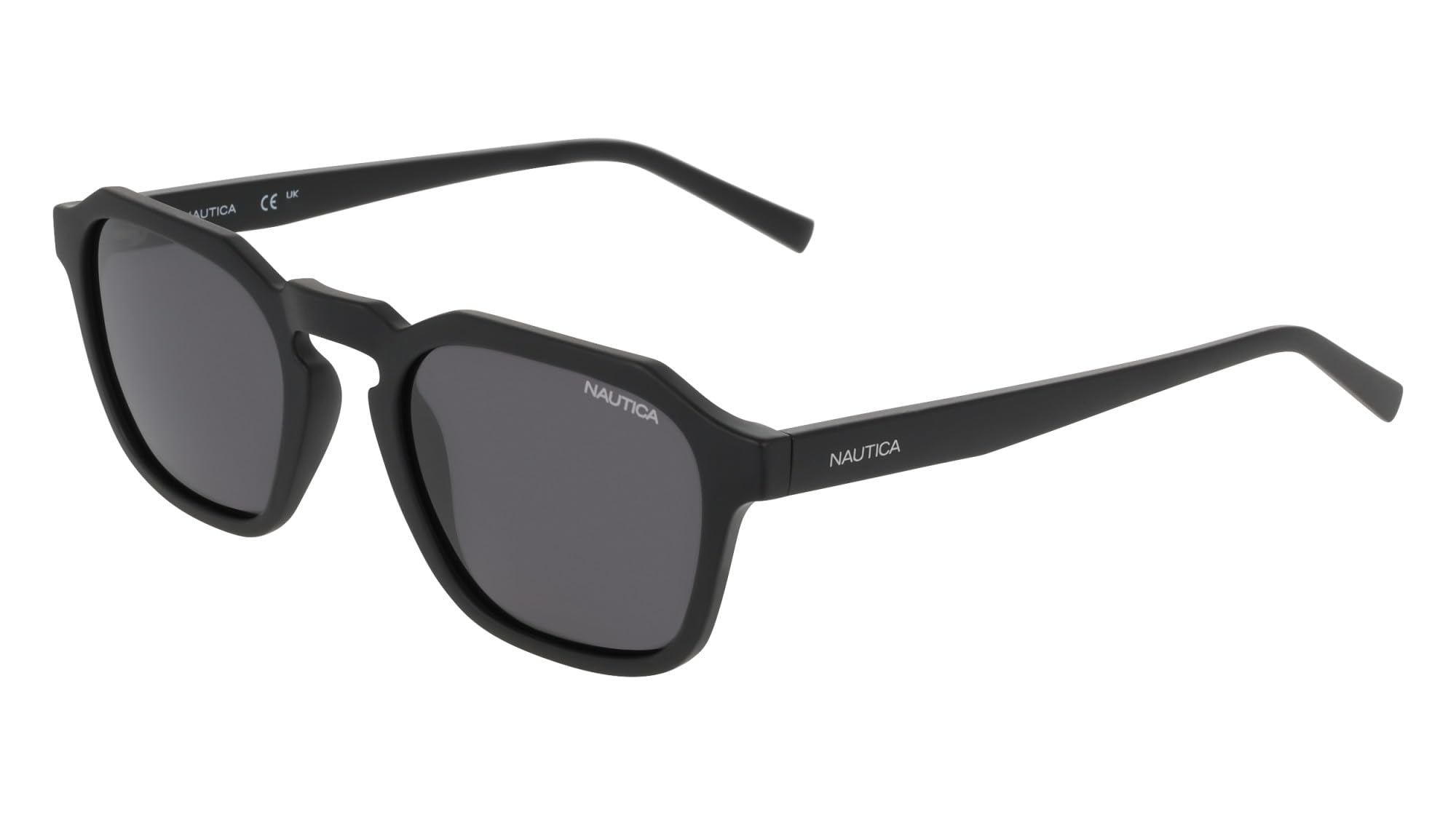 Nautica Men's Sunglasses N916SP - Matte Black with Polar Smoke Lens