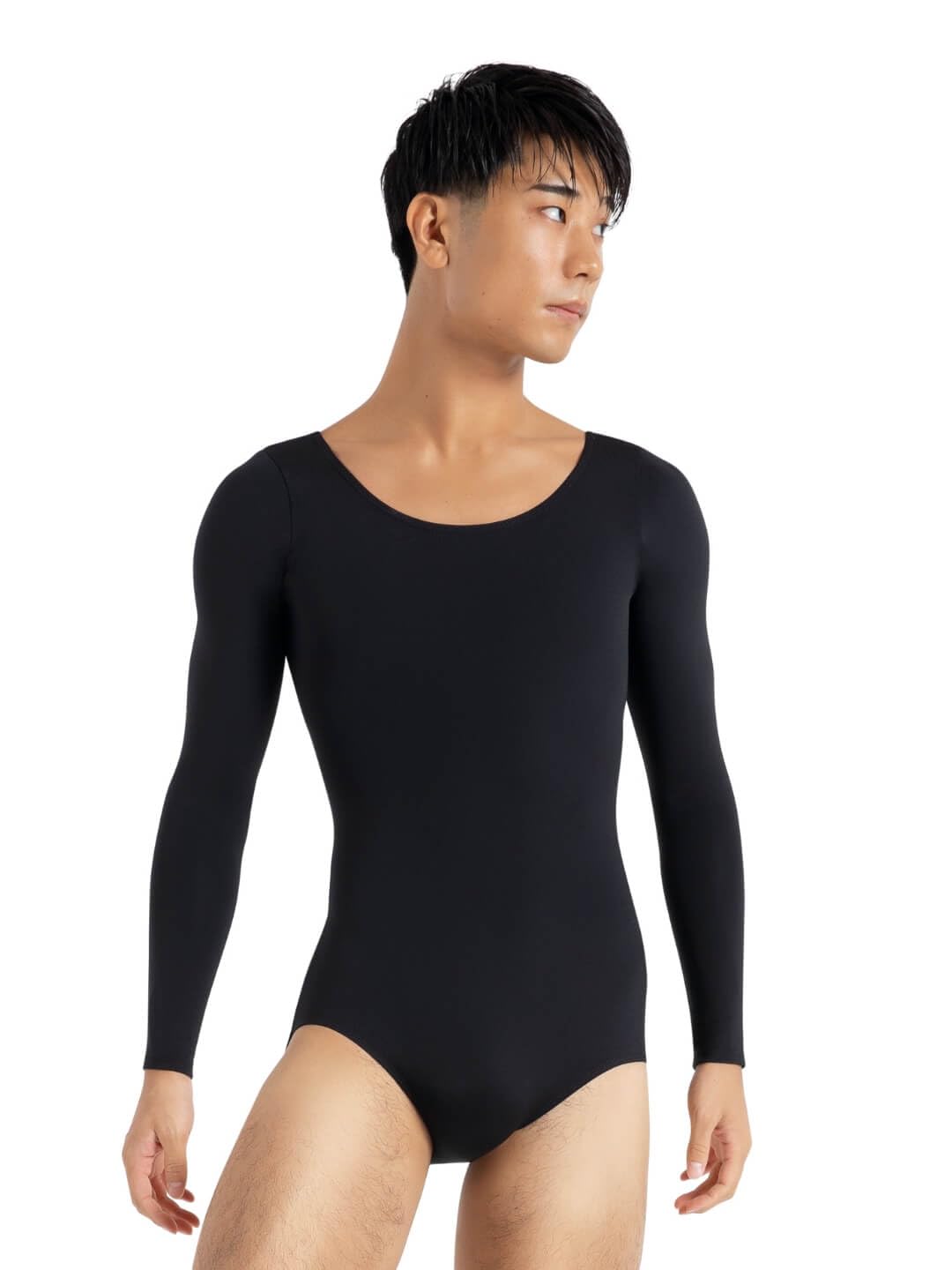 Capezio Women's Long Sleeve Leotard, Black, L