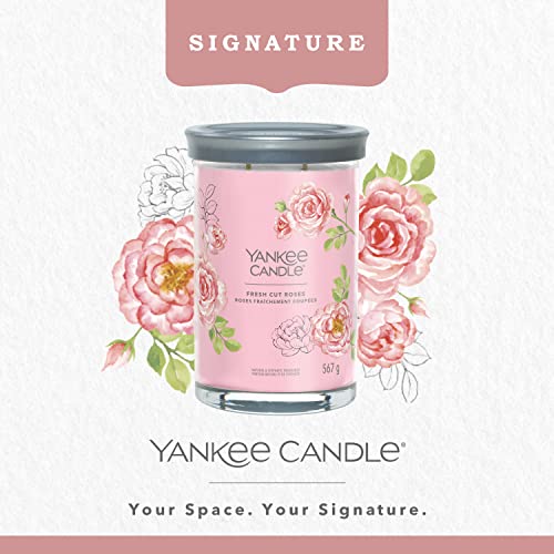 Yankee Candle Fresh Cut Roses Large Tumbler Jar Candle - Image 2
