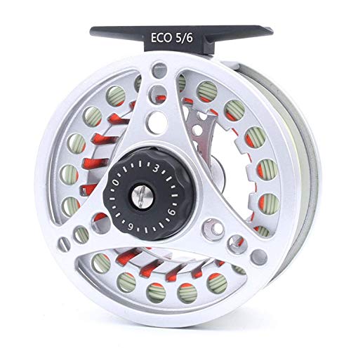 MAXIMUMCATCH ECO Serie Fliegenrolle großer Spulenkern mit Druckguss-Aluminum-Körper Fliegenfischen Rolle in 3/4wt 5/6wt… – Bild 3