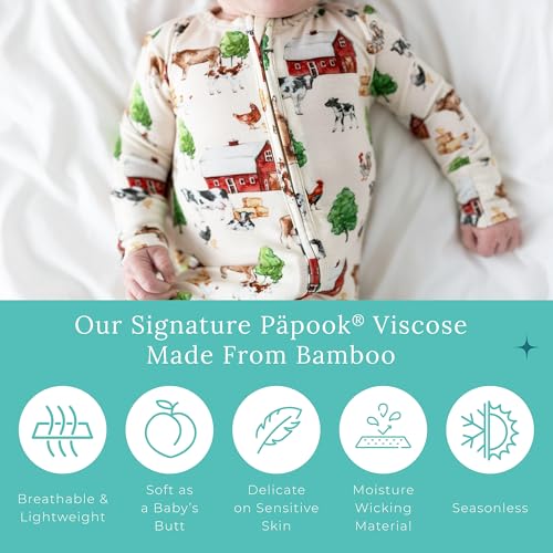 Image of Posh Peanut Convertible Baby Sleepers - Footless Baby Pajamas with 2 Way Zipper for Easy Diaper Changes