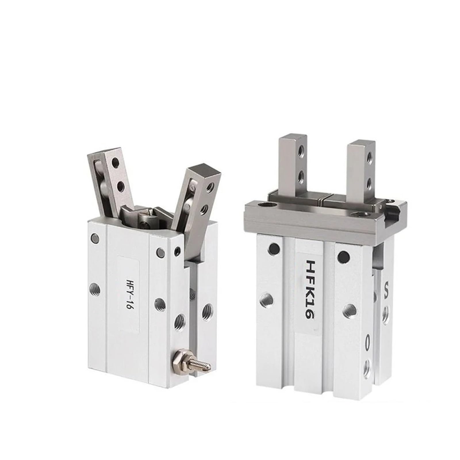 Garras de aire para automatización con resorte neumático de 16mm y 180°
