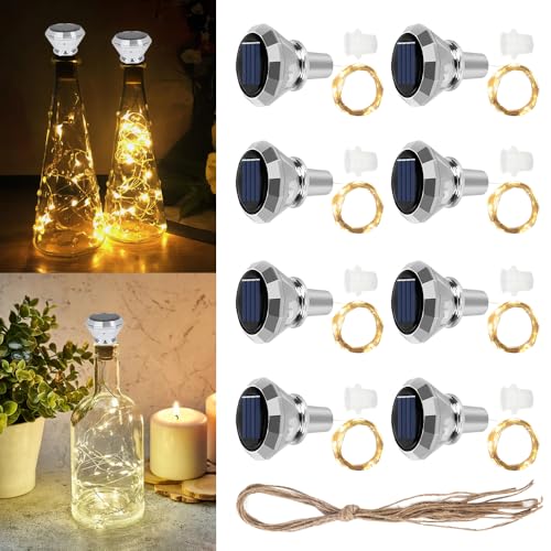 Guirlandes lumineuses LED solaire bouchon de la bouteille 2M pour déco bar de jardin et chambre
