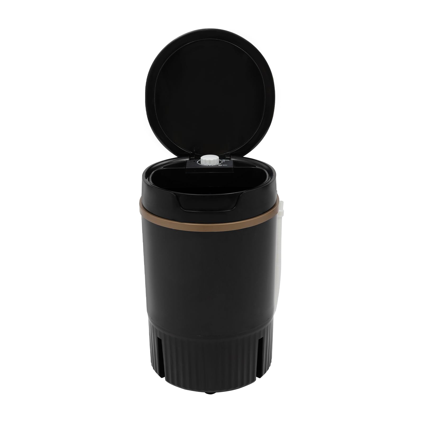 Mini Waschmaschine 4.5L mit Schleuder, Tragbare Waschmaschine für Camping und Reise, Kleine Reisewaschmaschine mit 260W für Unterwäsche und Babykleidung, Semi-Automatik