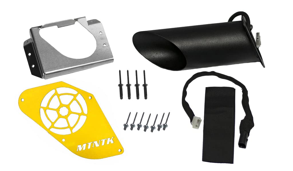 MTNTK Blow Hole Fan Lower Clutch Belt Temperature - Compatible with Ski-Doo Rev Gen4 Sunbst Yellow