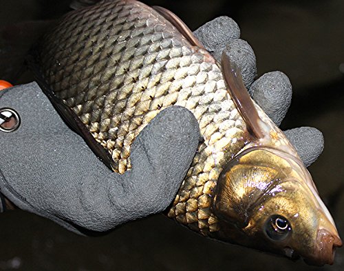 Inf-Way Fishing Glove With Magnet Release, Fisherman Professional Catch Fish Gloves Cut&Puncture Resistant With Magnetic Hooks Hunting Glove 1Pcs (Left, M) #TOP2