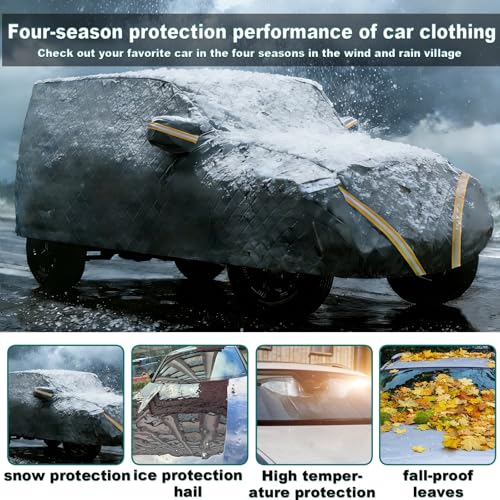 Bâche voiture anti-grêle premium, bâche protection intégrale imperméable et durable - 7