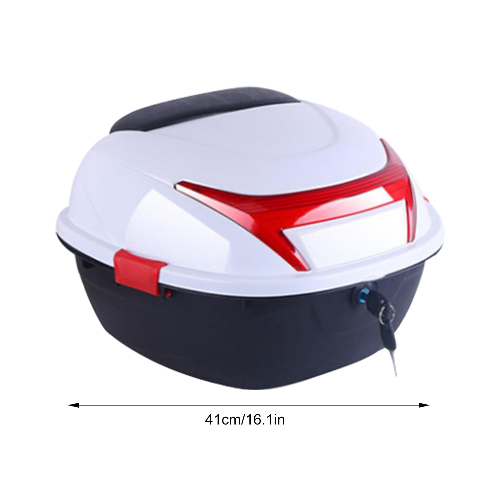 Caja de equipaje de moto - Estuche compacto de almacenamiento de cola para conducir | Chaquetas de carga duraderas, bolsos, guantes, viajes al aire libre, excursiones, aventuras, viajes residenciales