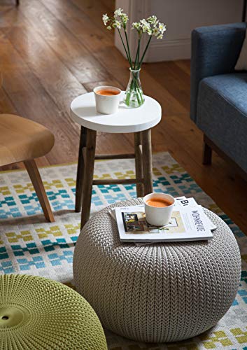 KETER ガーデンファニチャー ニット コージーアーバン 3点セット ミスティブルー/デューン テーブル×１ チェアー×2 テーブルセット ガーデンテーブル ガーデンチェアー ケター ケーター ベランダ カフェ 庭 6枚目