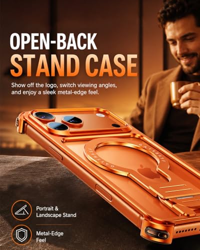 Coque iPhone 17 Pro Max aluminium avec support rotatif et MagSafe - 6