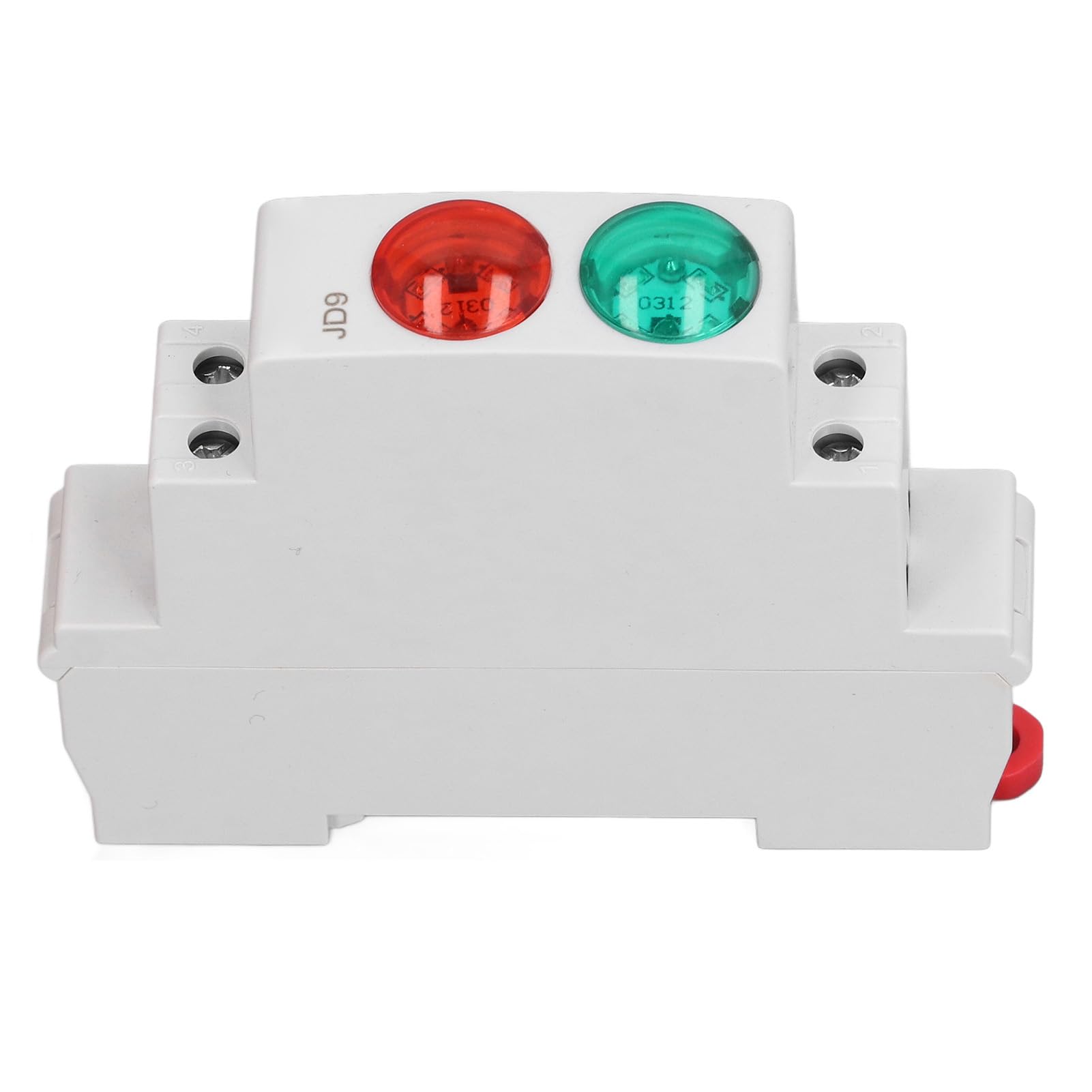 Indicatore LED su Din Rail, Rosso Verde Indicatore Modulare JD9 Indicatore su Din Rail AC DC Rosso/Verde Illumina PC 20 mA per l'indicazione di Segnali in Telecomunicazione, Elettricità, ecc
