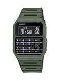 CA53W Vintage Series | Data Bank | 1/100 SEC Stopwatch | Water Resistant | 8 Digit Calculator | Dual Time | Resin Band | Resin Case | Auto Calendar | Daily Alarm | 5 Year Battery
