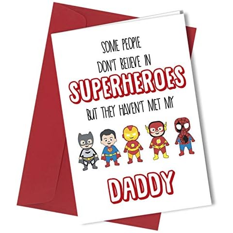 Fathers Day Card or Birthday Card from Child Son or Daughter Funny Humour Daddy #229 Cover