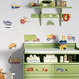 RoomMates Transportation Peel and Stick Wall Decals