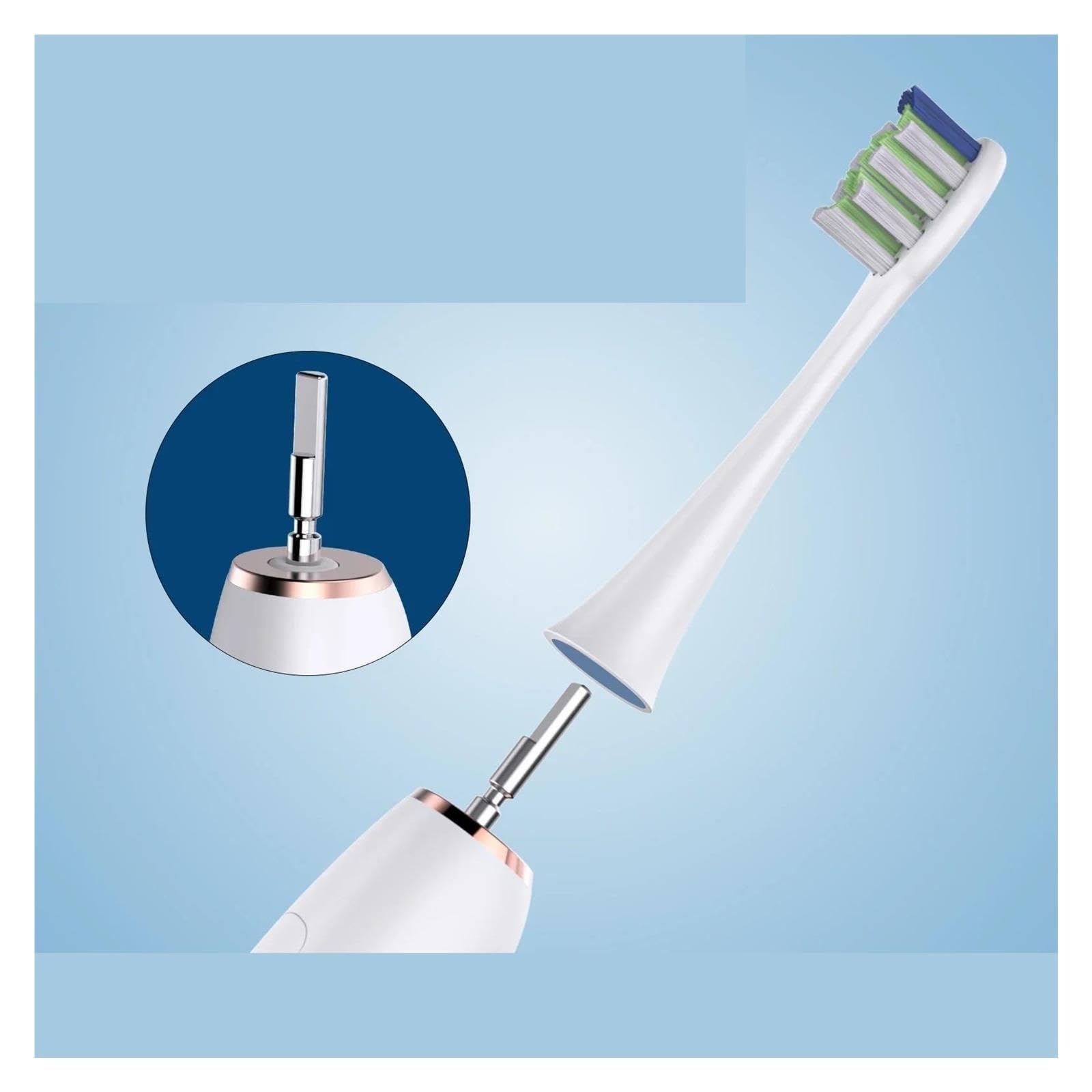 Testine Spazzolino, Compatibile Con Sarmocare, S100 S200 S400